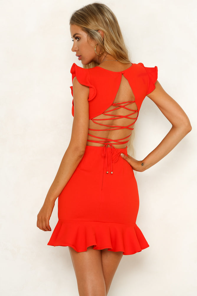 Take The Reigns Dress Red