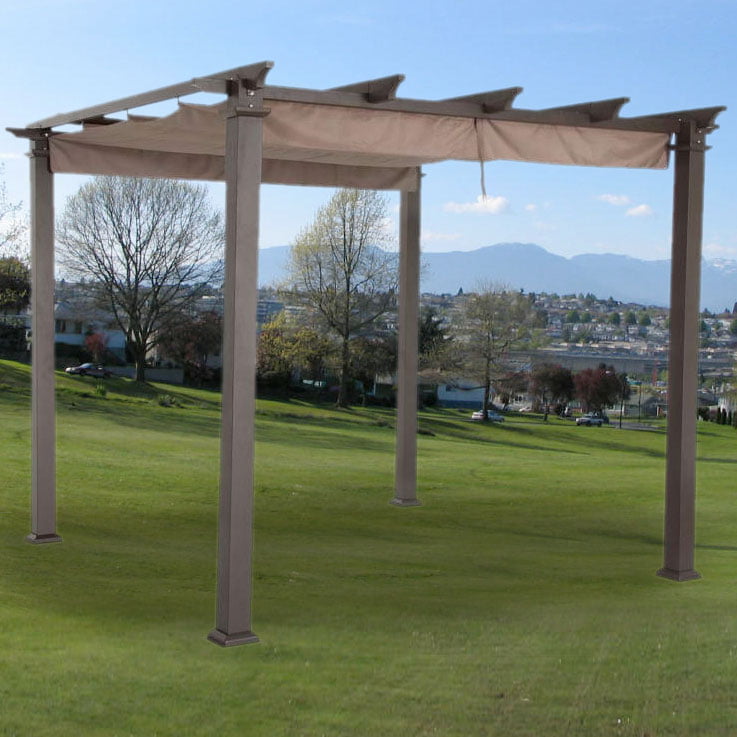 Garden Winds  Replacement Canopy Top for the Home Depot Hampton Bay Pergola - RipLock 350