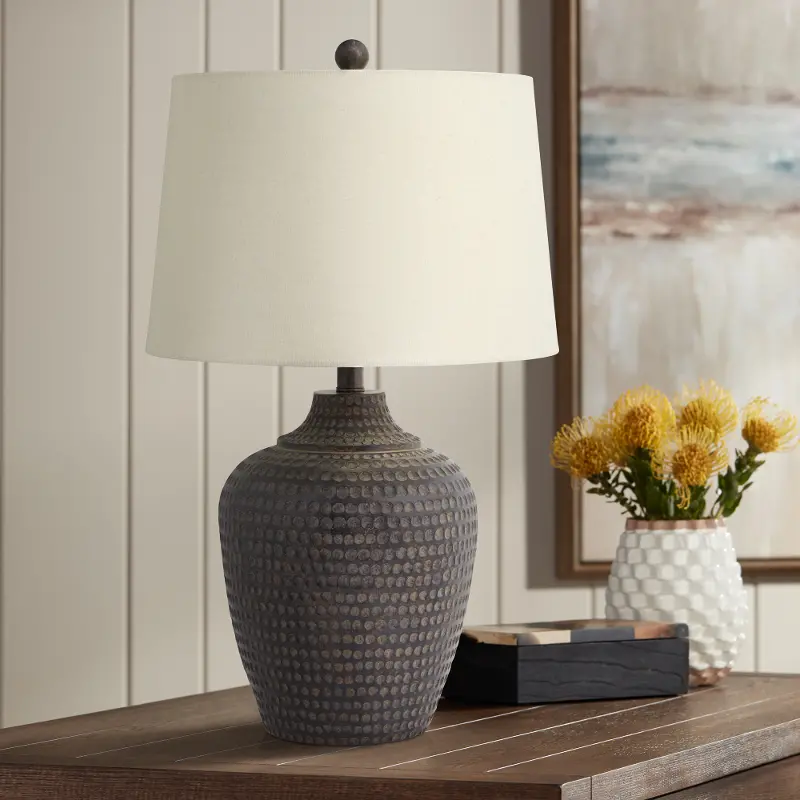 Alese Dark Brown Table Lamp