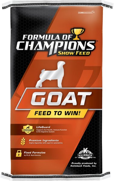 Formula of Champions GTO Turbo Starter and Grower Show Goat Feed， 50-lb bag