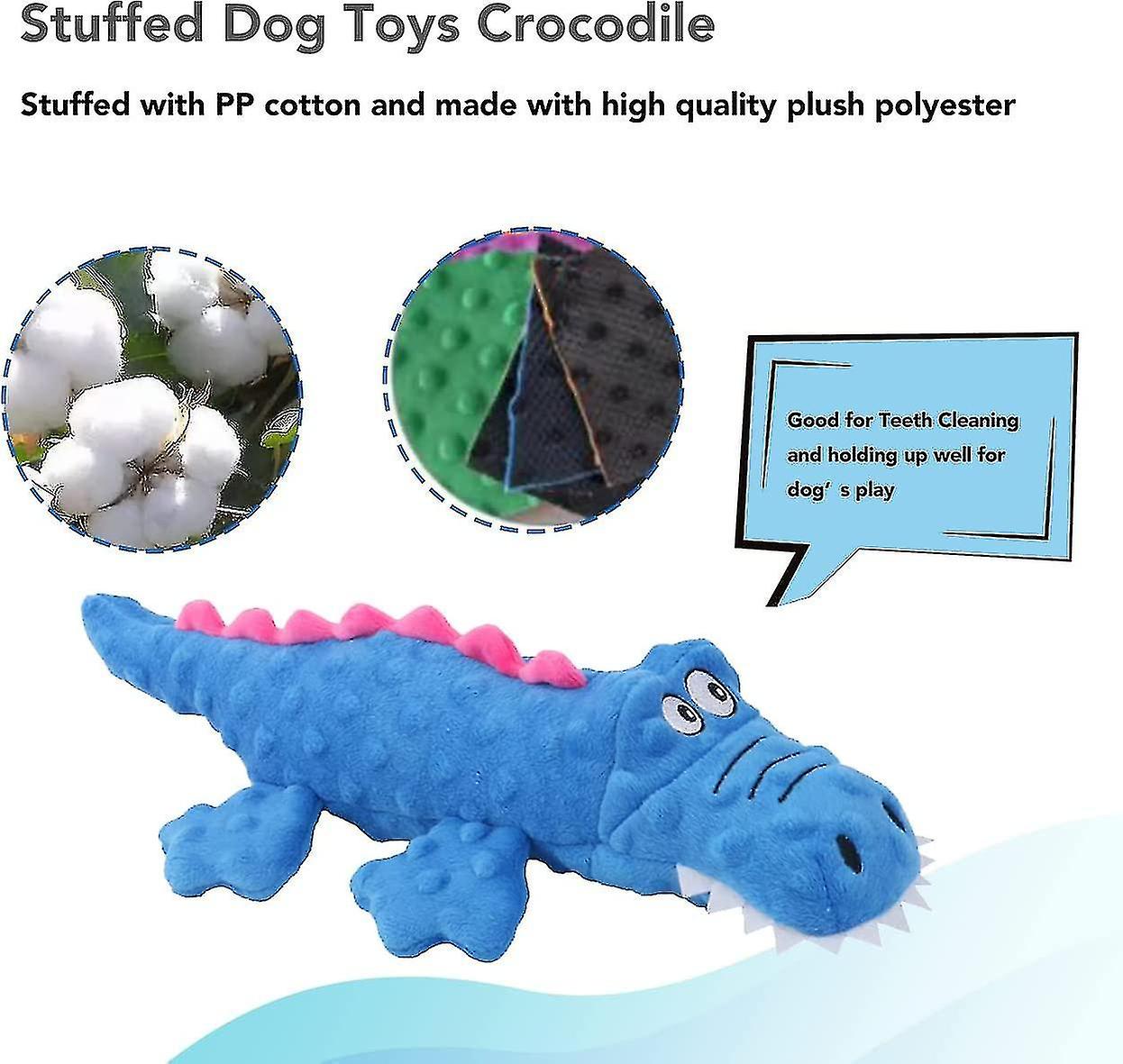 Cute Stuffed Crinkle Plush Dog Toys For Puppy Teething， Durable Interactive Dog Chew Toys For Small