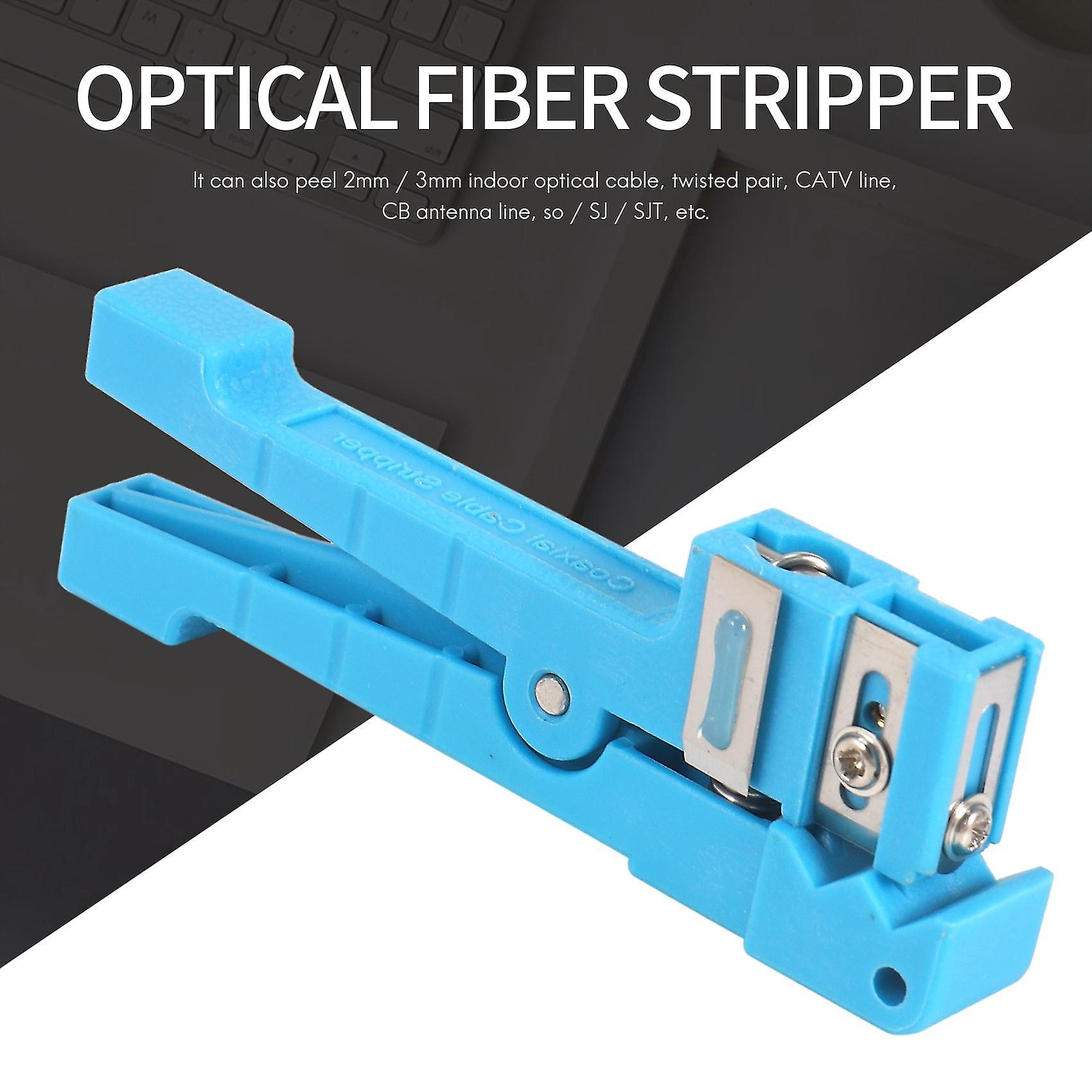 45-163 Fiber Optic Stripper Mid Span Cable Cutting Tool Loose Tube Cutter Blue