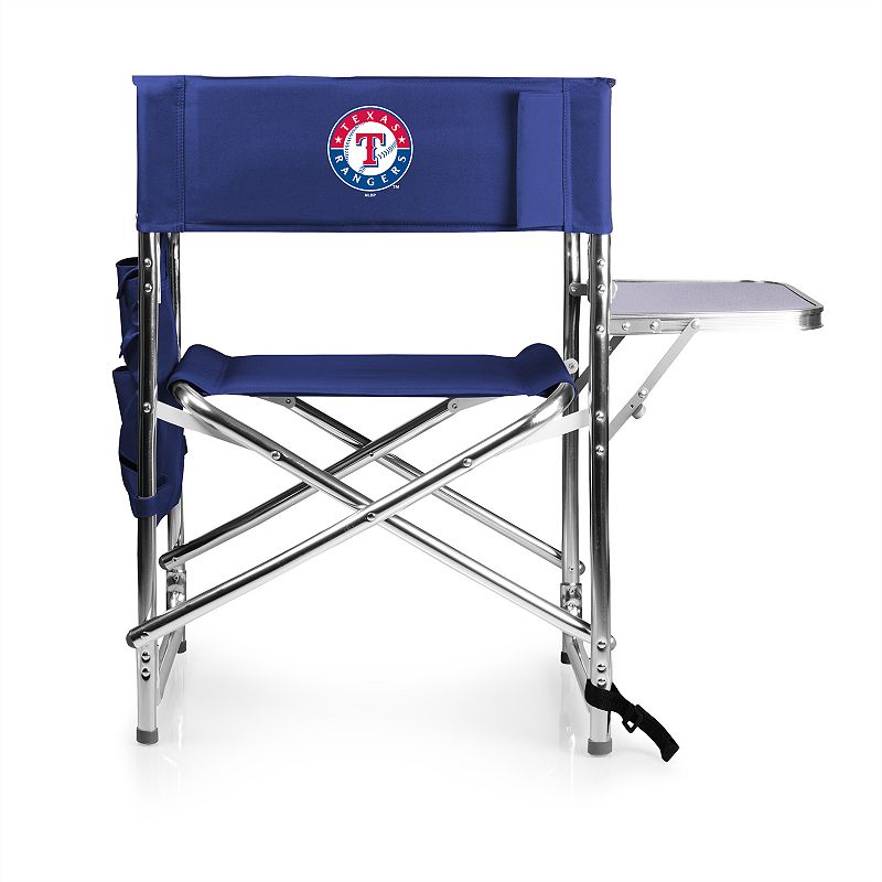 Picnic Time Texas Rangers Sports Side Table Chair