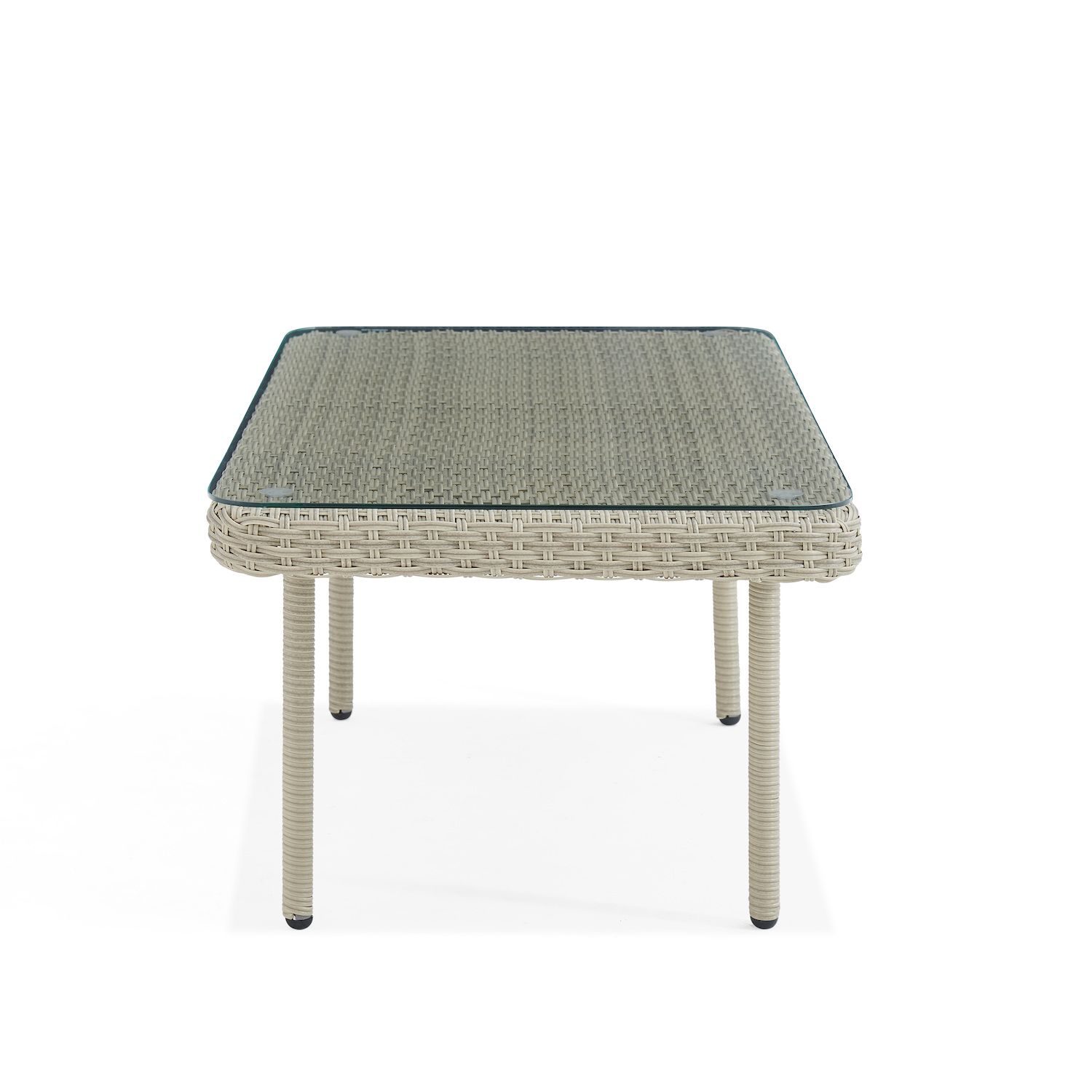 Alaterre Furniture Windham Wicker Outdoor Coffee Table