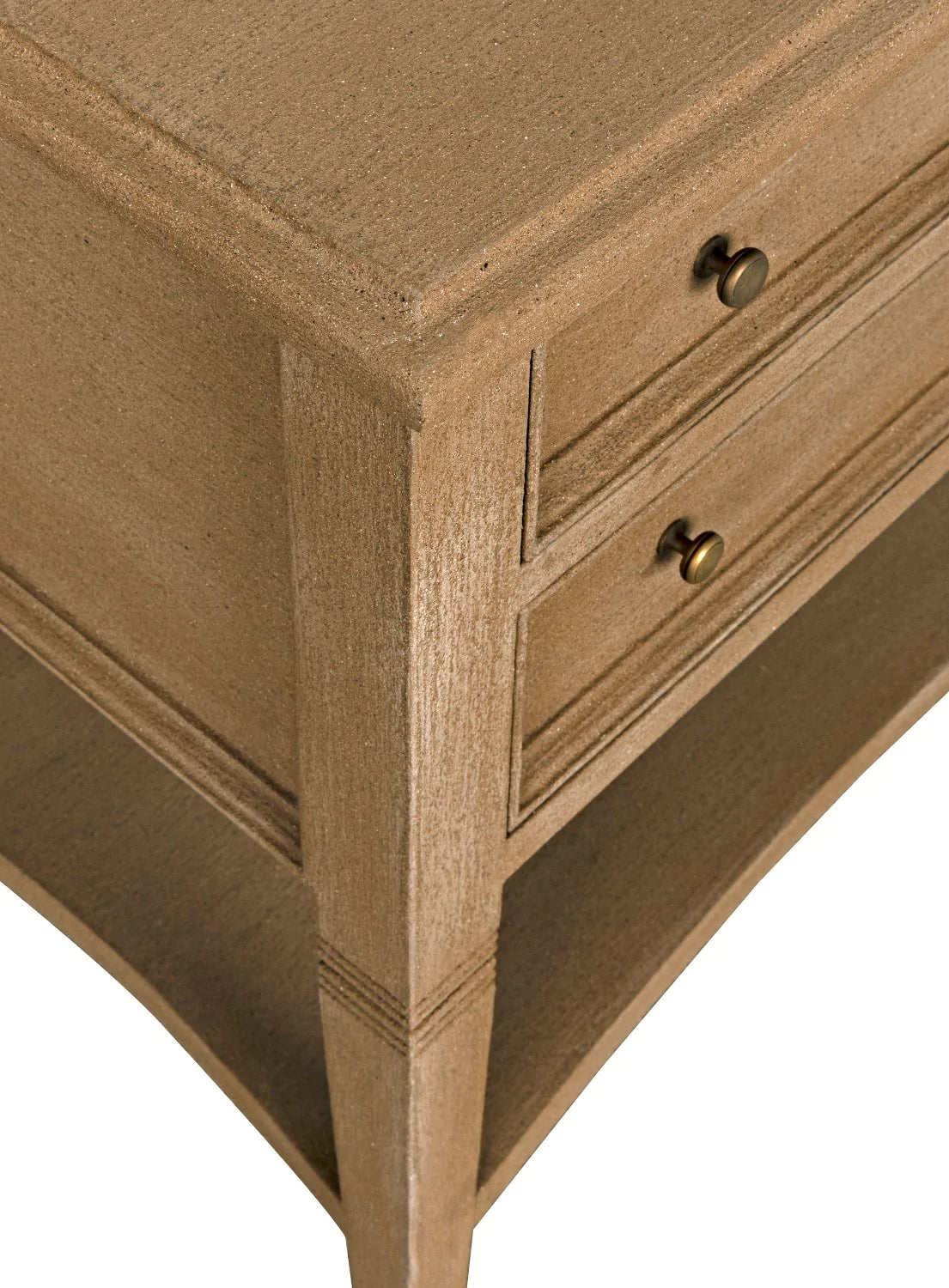 Oxford 2-Drawer Side Table Weathered