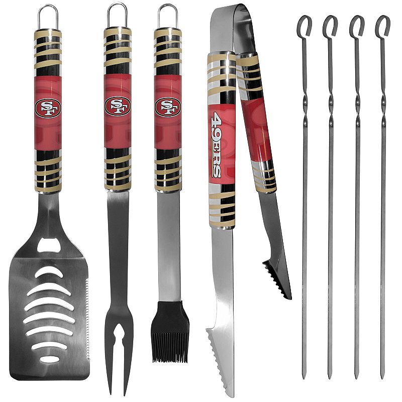 San Francisco 49ers Tailgater 8-Piece BBQ Grill Set