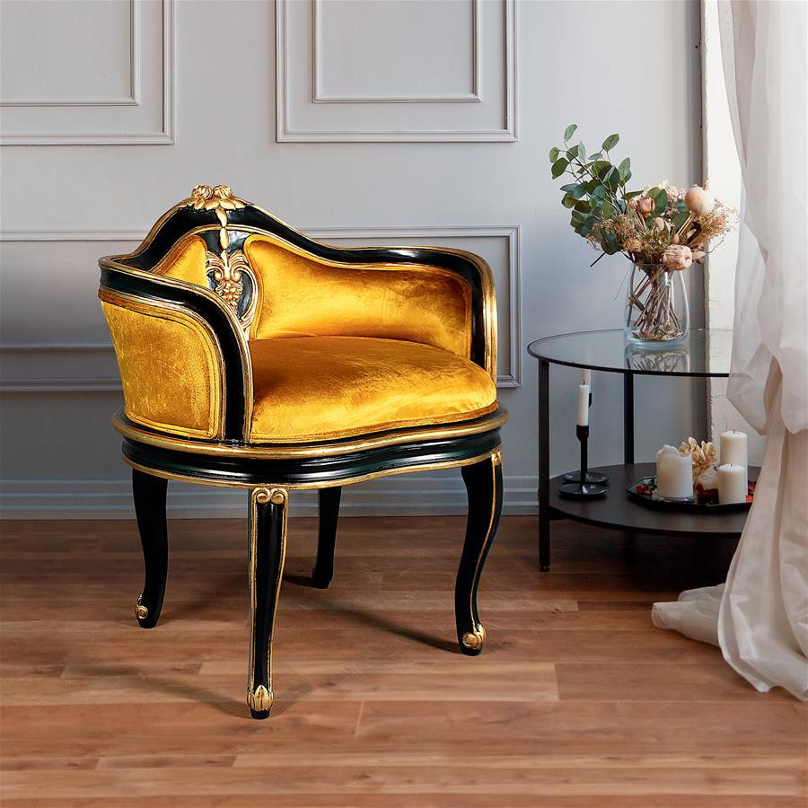 Design Toscano Royal Soubrette Petite Bergere Chair   Traditional   Armchairs And Accent Chairs   by Kolibri Decor  Houzz