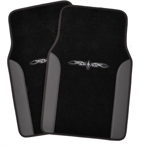 BDK PolyCloth Car Seat Covers with Floor Mats and Steering Wheel Cover Full Set