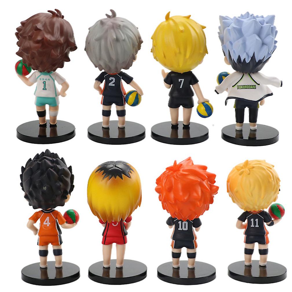 8pcs Haikyuu Figure Toy Model