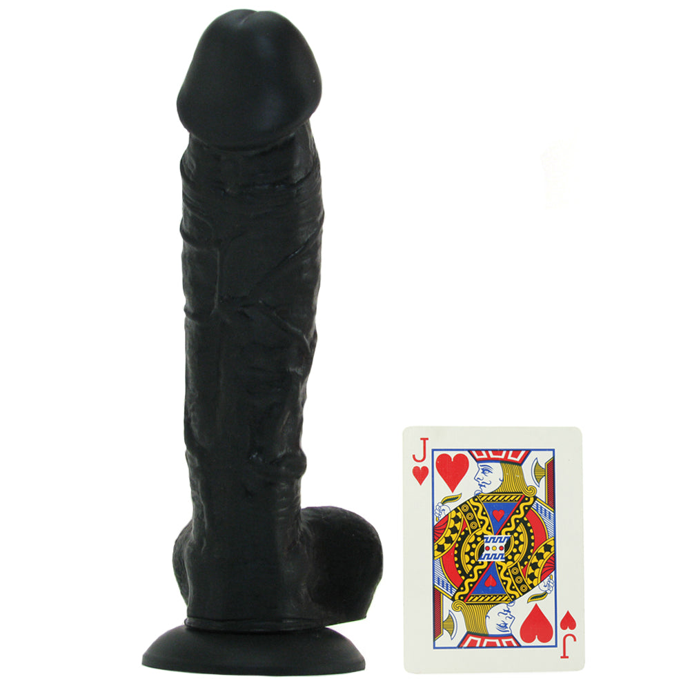 Large Silicone Colours Dildo in Black