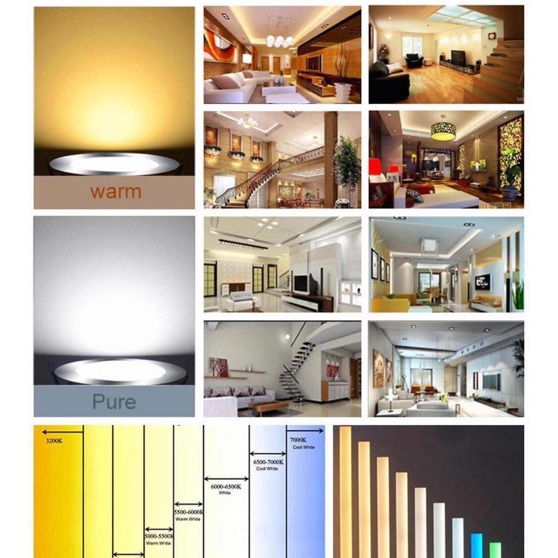 Led Corn Bulb E27 Smd 110v 72leds 12w Indoor Spot Light Lamp White Light