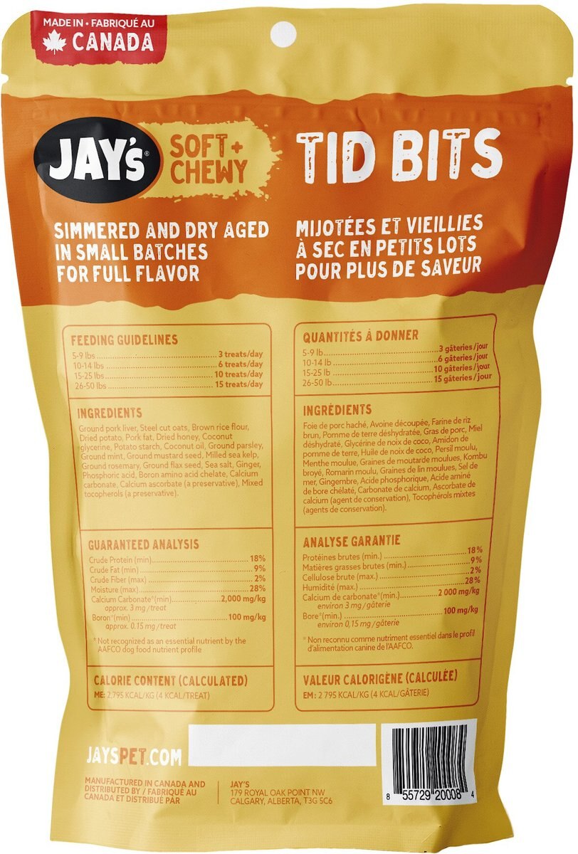 Jay's Soft and Chewy Tid Bits Dental Dog Treats