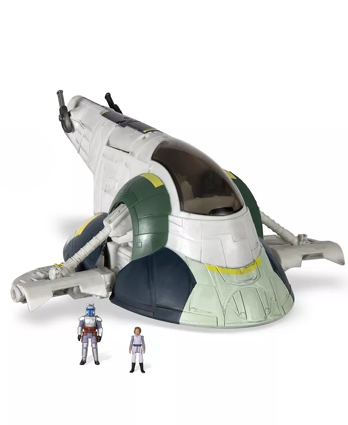 Star Wars Deluxe Vehicle 8 Vehicle Figure Jango Fetts Starship