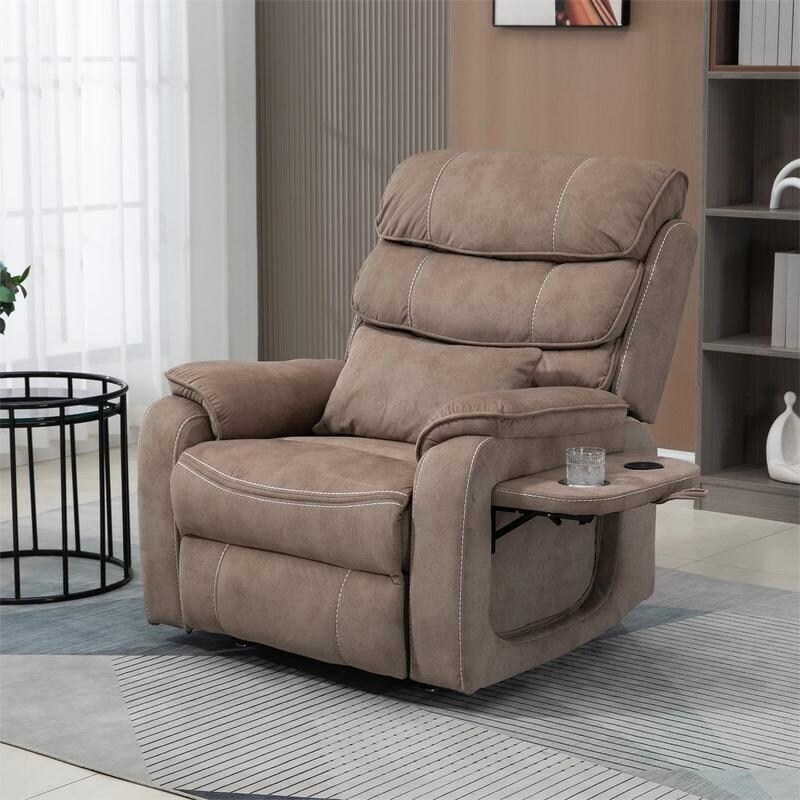 Deluxe Dual Motors Multifunction Power Lift Recliner Chair with Massage  Heating System  Wireless Charging  Cup Holder