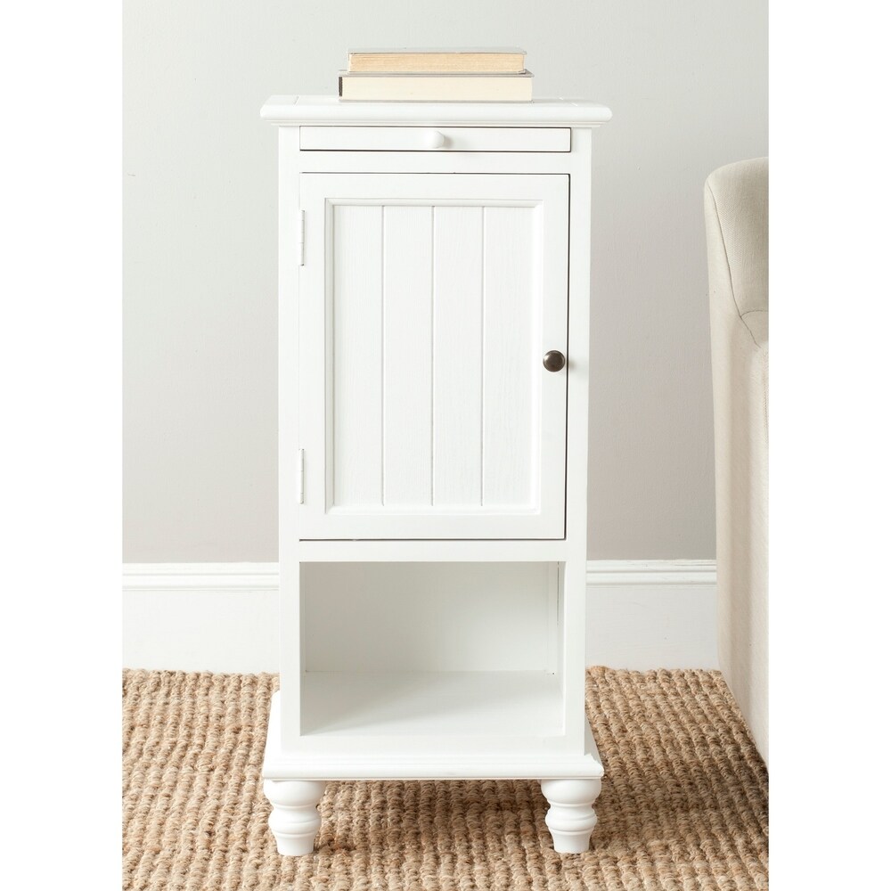 SAFAVIEH Jezabel White End Table   16.1\