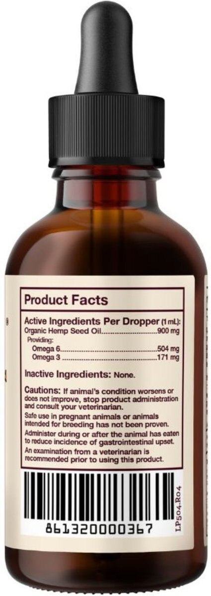 Hemp Well Hemp Thrive Liquid Cat and Dog Supplement， 16-oz bottle