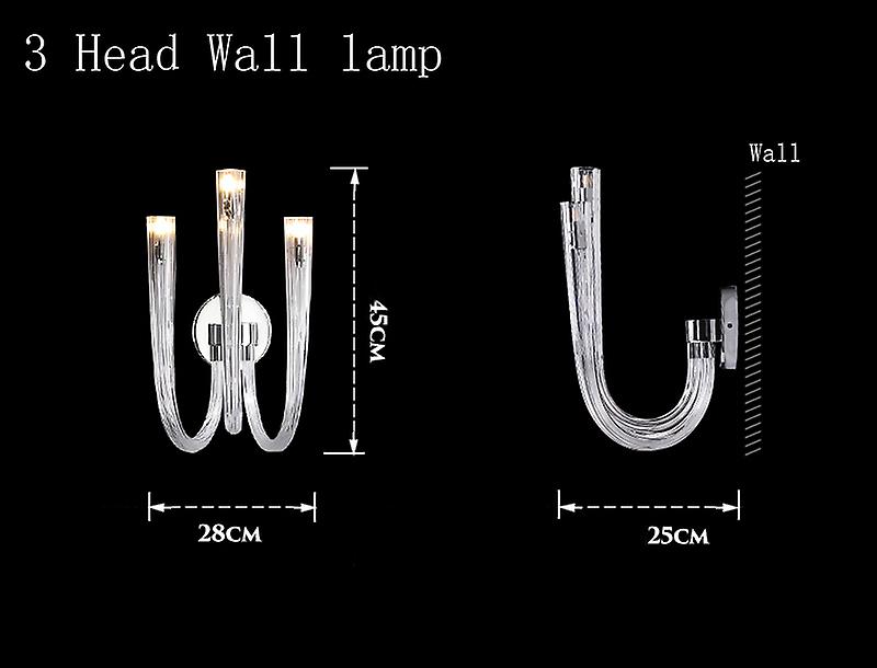 Phube Contemporary Crystal Wall Lamp Bedroom Aisle Lights Hotel Decoration Lighting Fixture Led Bedside Lamp Wall Sconce