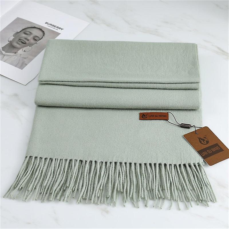 Women Shawls And Wraps， Fashion Solid Warmer Thick Cashmere Scarves