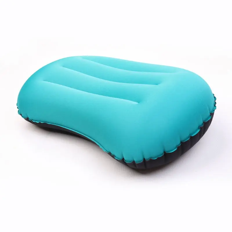 LARIBON Waterproof Airplane Camping Sleep Soft Neck Support Inflatable Touris Pillow Cooling Foldable Inflatable Pillow