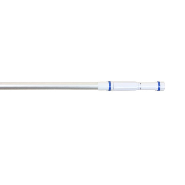 Pool Central Corrugated Adjustable Telescopic Pole For Vacuum Heads And Skimmers 15 5 x27 Silver