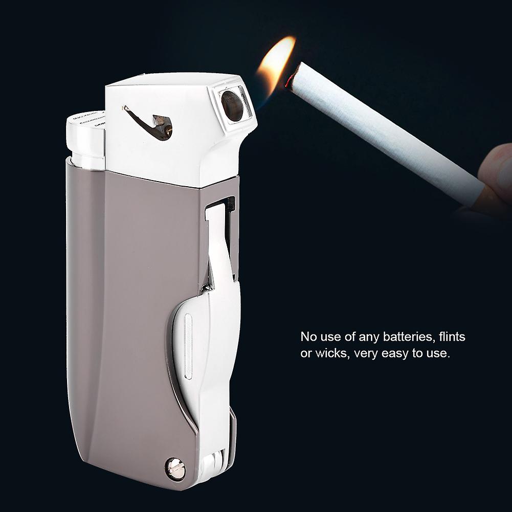 Multifunctional Plastic Tobacco Pipe Lighter Cigarette Lighter With Pipe Cleaner Tool Gun Black