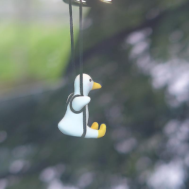 Cute Animal Car Pendant Swinging Autumn Car Rearview Mirror Charm Pendant Charm