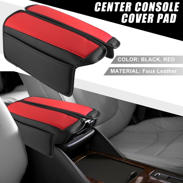 Unique Bargains Center Console Armrest Pad Arm Rest Cover For Nissan Rogue 21 23 2 Pcs