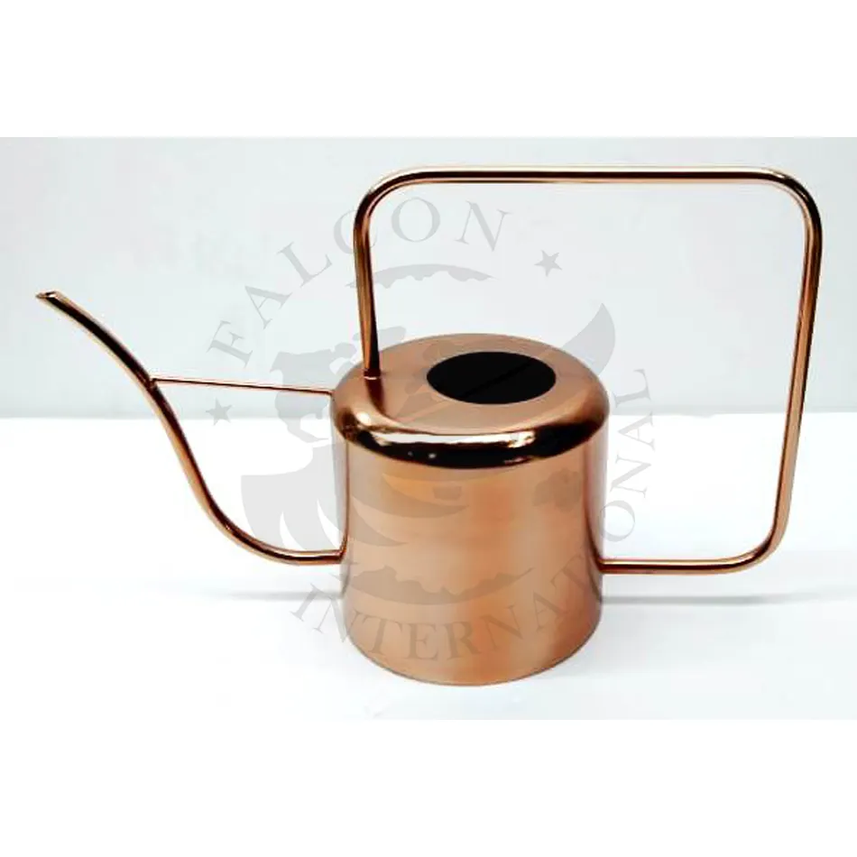 Newest Design Customized Size Matel Jug Planter Can Water Cane Shiny Polished Watering Canes At Affordable Price