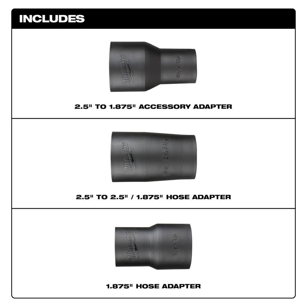 MW Hose and Accessory Adapter Kit for WetDry Shop Vacuums (3-Piece) 49-90-1991