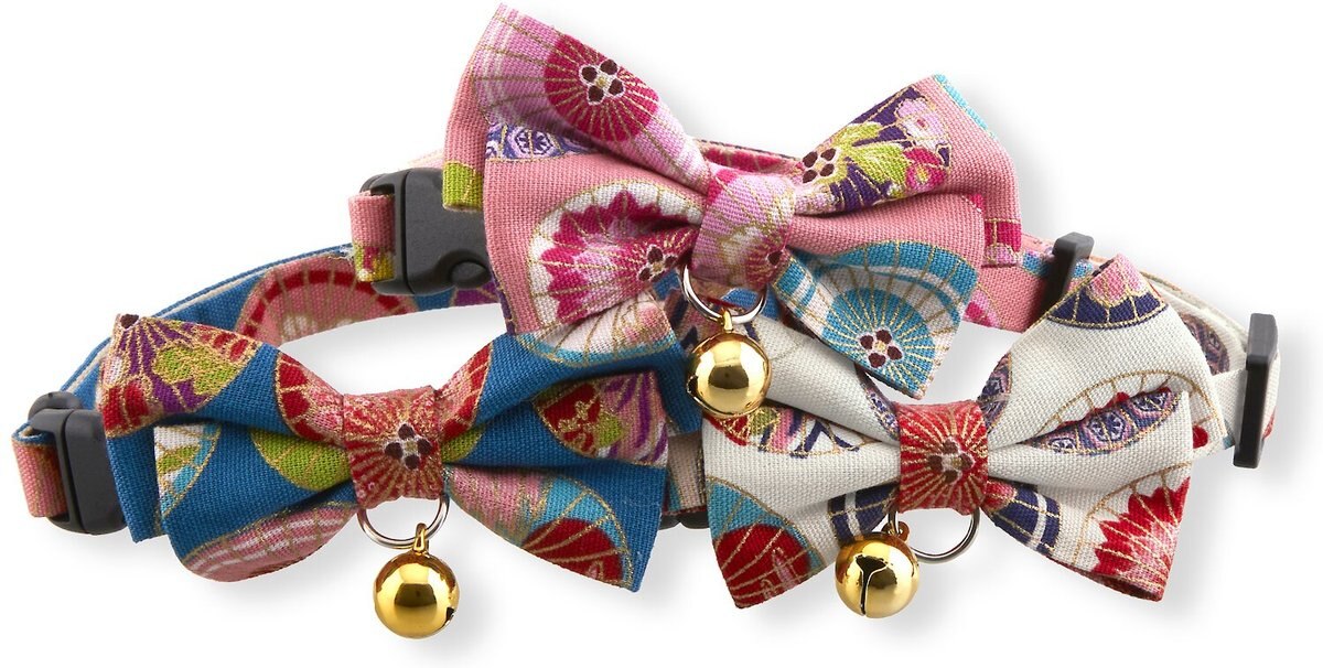 Necoichi Temari Bow Tie Breakaway Cat Collar