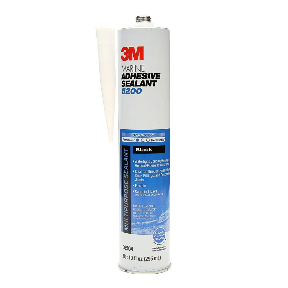 3M 10oz 5200 Series Black Marine Adhesive Sealant