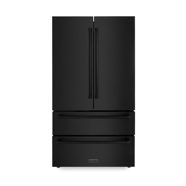 ZLINE 36 in. 22.5 cu. ft Freestanding French Door Refrigerator with Ice Maker (RFM-36)