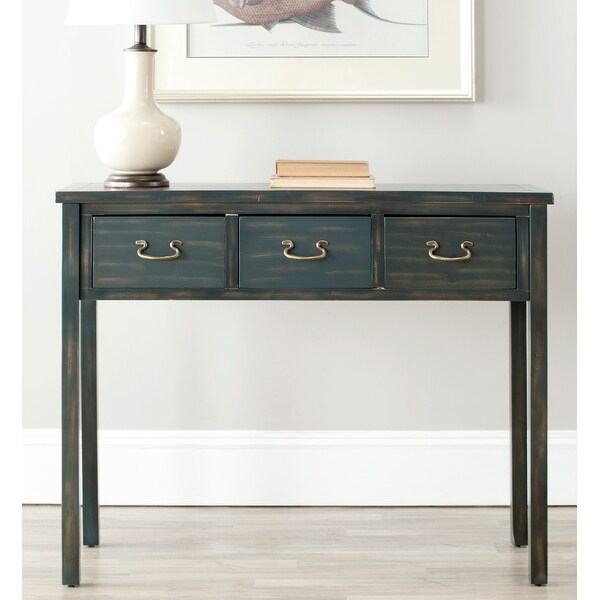 SAFAVIEH Cindy Teal Console Table