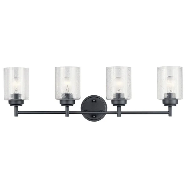 Kichler Lighting Winslow 4-Light Vanity Light Black