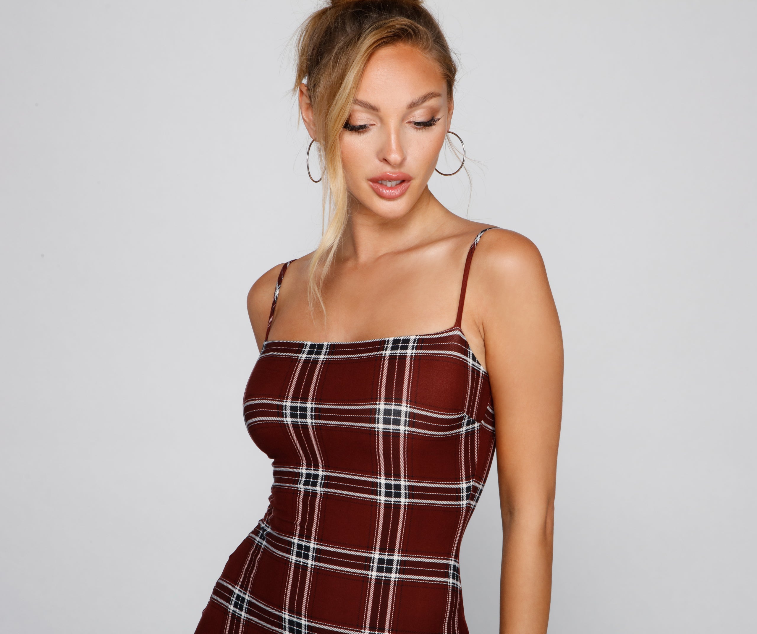 Pretty In Plaid Mini Dress