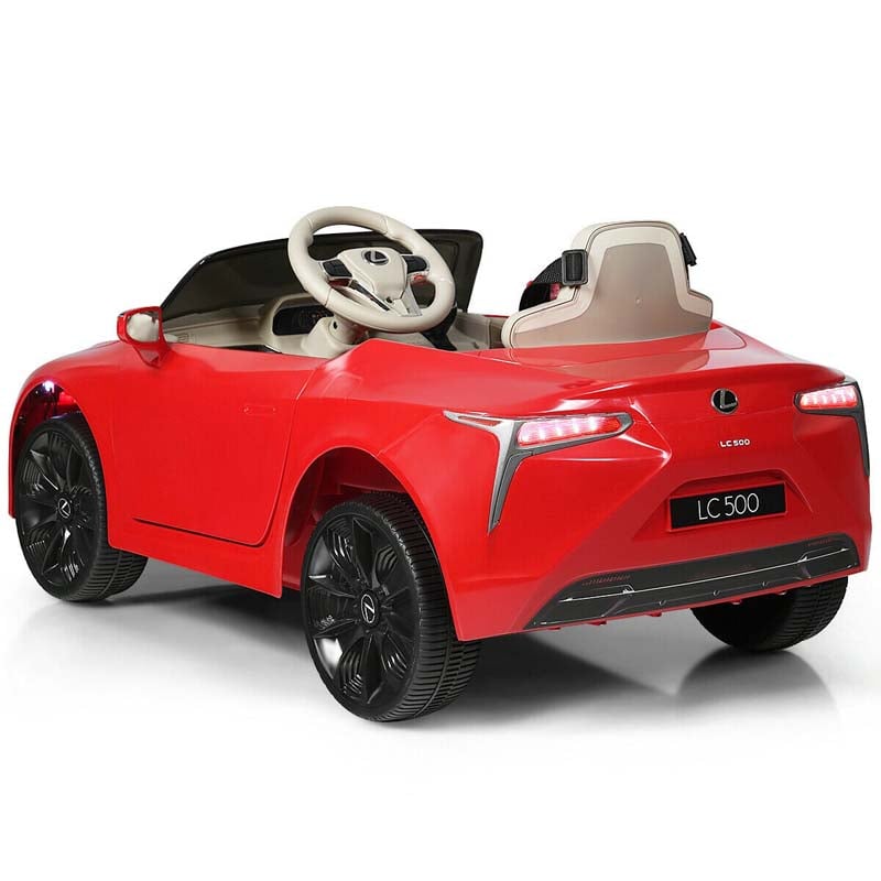 Licensed Lexus LC500 Kids Ride on Car, 12V Battery Powered Electric Vehicle Riding Toy Car with Remote Control