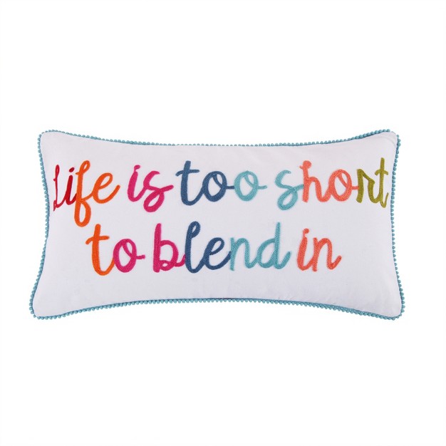 Jules Life Is Too Short Decorative Pillow Levtex Home