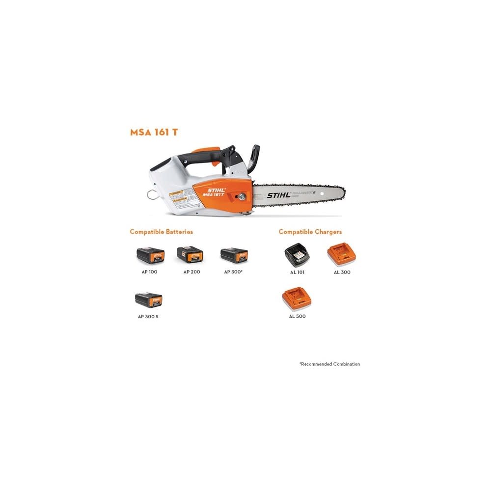 Stihl 12 Bar Lithium-Ion Battery-Powered Top Handle Chainsaw ;