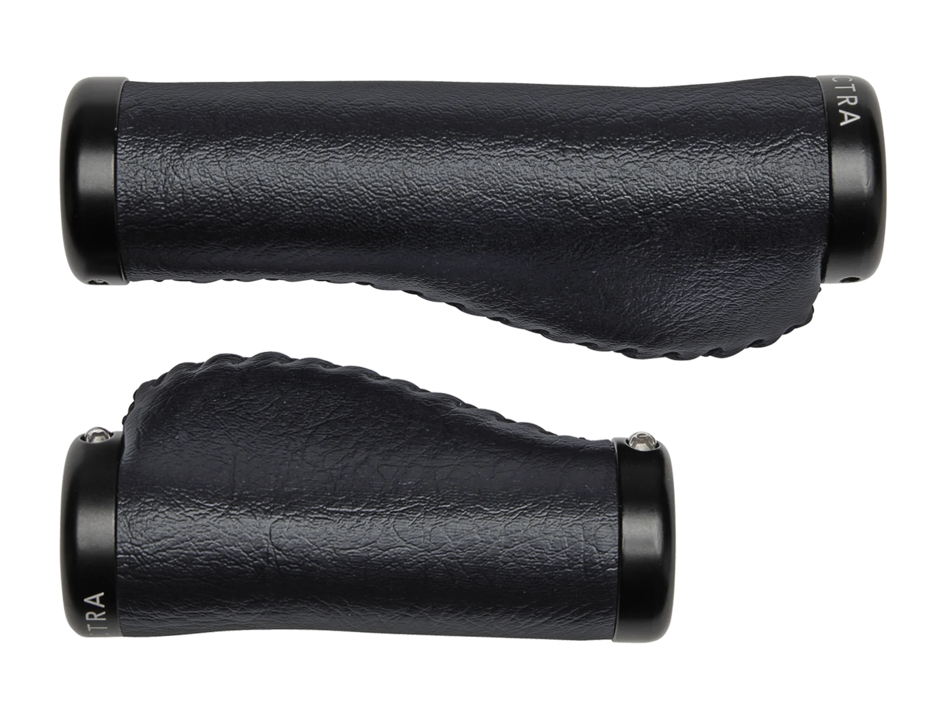 Electra Classic Faux Leather Ergo Grip Set - Black