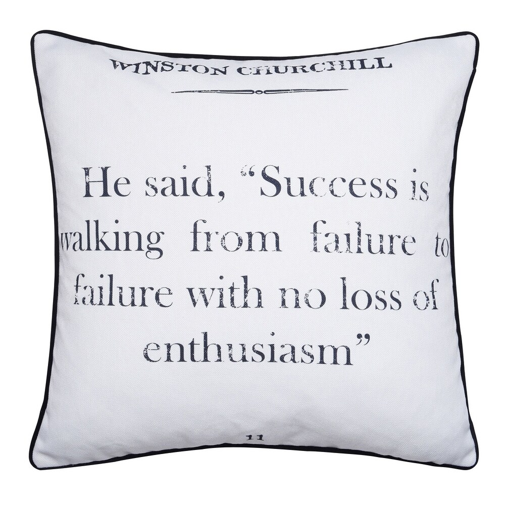 Dann Foley   Double Sided Quote Pillow