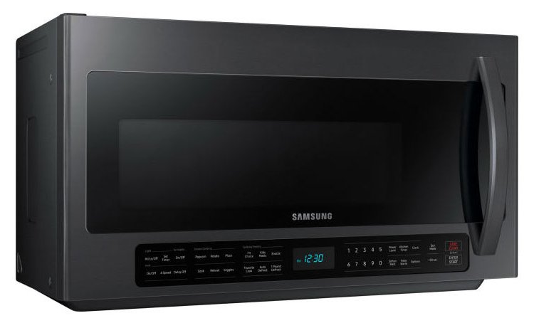  2.1 Cu. Ft. Fingerprint Resistant Black Stainless Steel Over The Range Microwave With Sensor Cooking