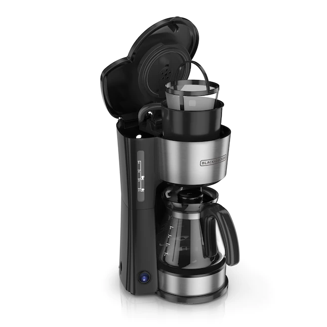 BLACK+DECKER CM0755S 5-Cup Black/Stainless Residential Drip Coffee Maker 