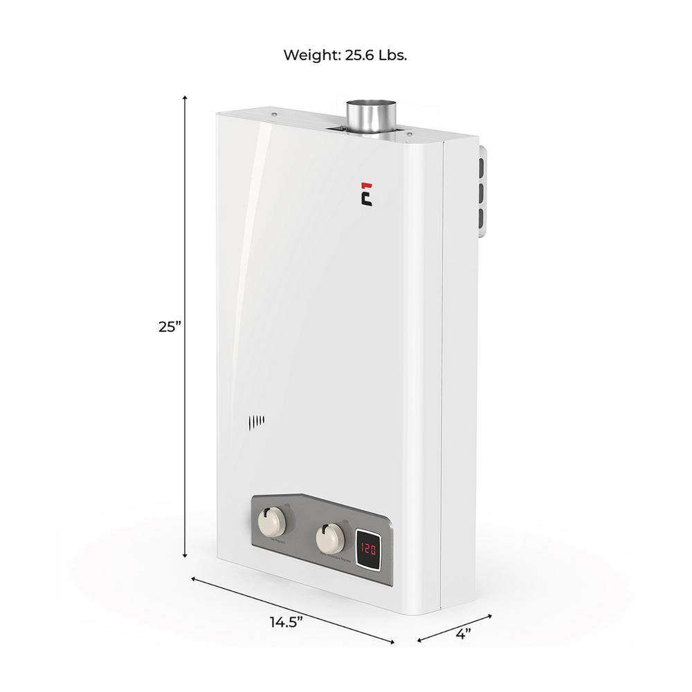 Eccotemp FVI12 4.0 GPM WholeHomeResidential 75000 BTU Liquid Propane Indoor Tankless Water Heater FVI12-LP