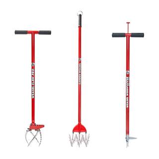 Garden Weasel Essential Garden 3-Piece Long Handled Garden Tool Set 90711