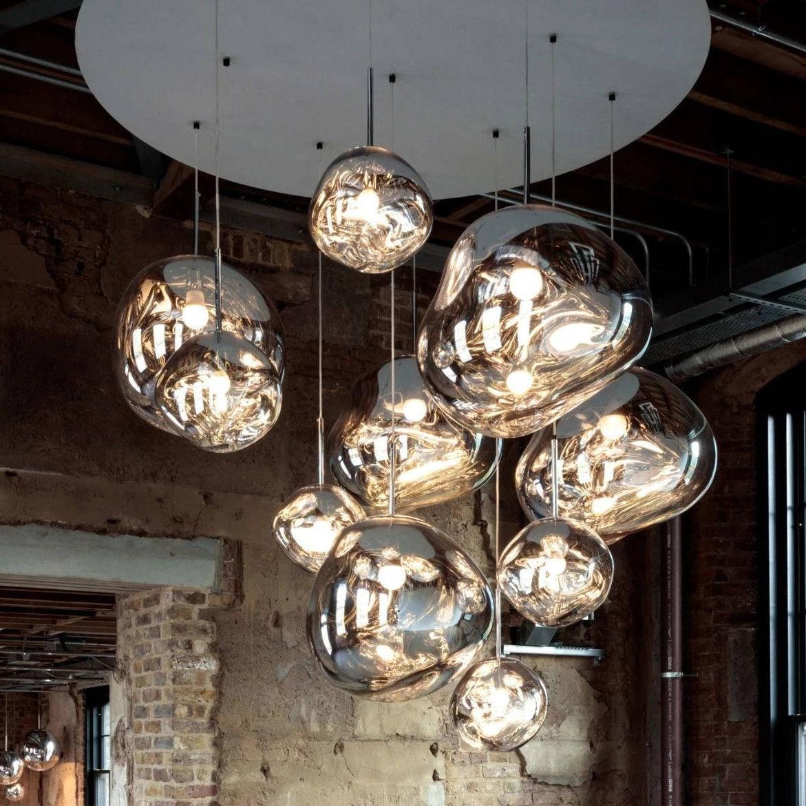 Multi Lava Round Pendant Lamp