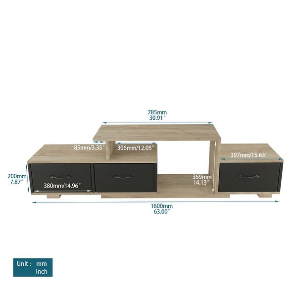 Entertainment Center TV Stand for Up to 70