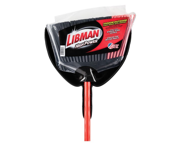 Libman Indoor/Outdoor Angle Broom with Dust Pan - 905