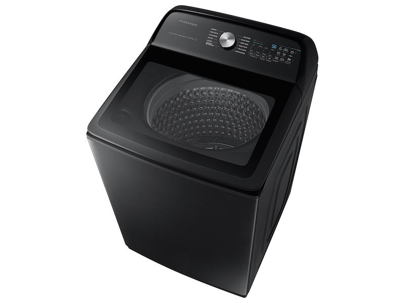 Samsung WA52DG5500AVUS 5.2 Cu. Ft. Large Capacity Smart Top Load Washer With Super Speed Wash In Brushed Black