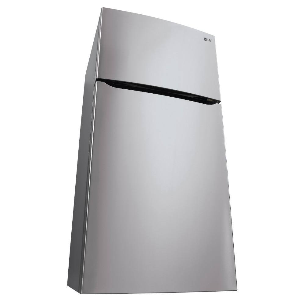 LG 33 in. W 24 cu. ft. Top Freezer Refrigerator w LED Lighteing and Multi-Air Flow in Stainless Steel ENERGY STAR LRTLS2403S