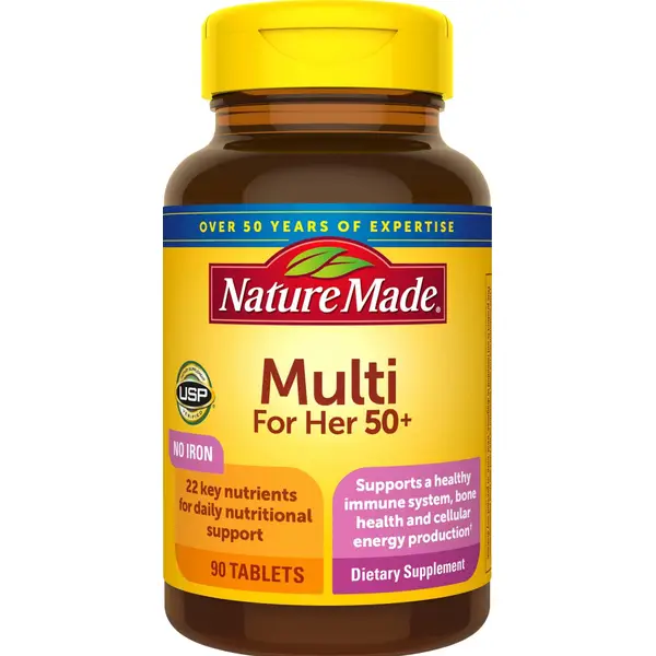 Nature Made 90-Count Multi For Her 50+ Supplement Tablets